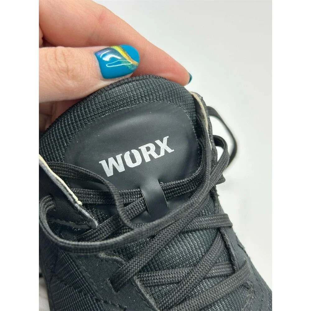 WORX by Red Wing Antimatter Work Shoes Black Lace Up Safety Toe EH Size 7